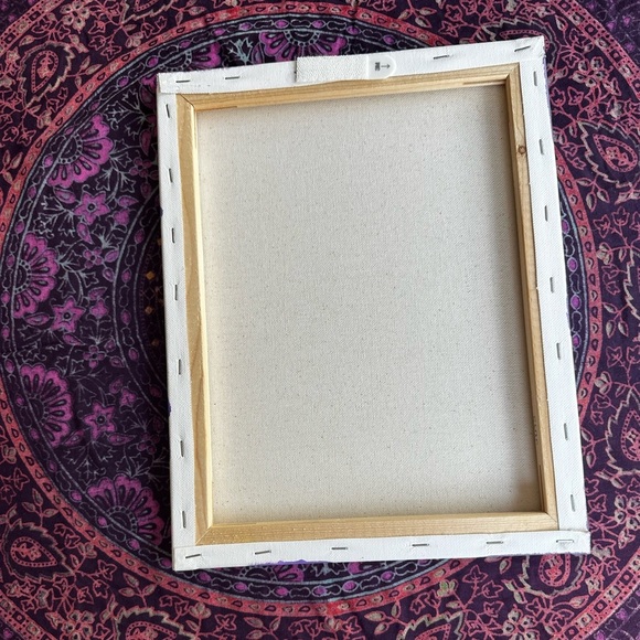 Cute Cow Canvas Art with Purple Spots - Picture 3 of 4